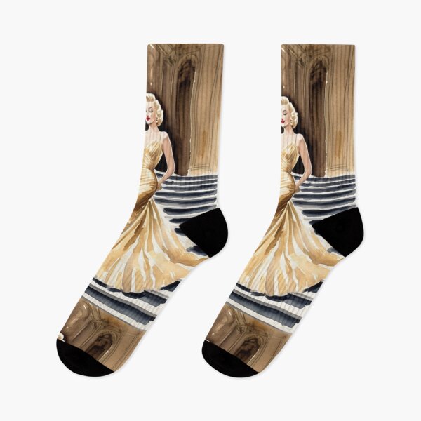 Item preview, Cinema - 1950s Hollywood Icon, Art Deco Glamour Watercolor designed and sold by Beat-It.