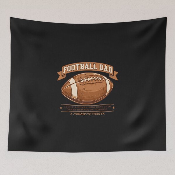 Item preview, Retro Football Dad Built A Human Purpose Quote designed and sold by Enea Kelo.