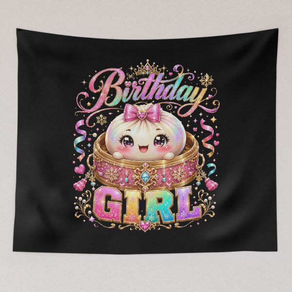 Item preview, Birthday Girl Cute Kawaii Princess Gift Artwork designed and sold by FormalDehyena.