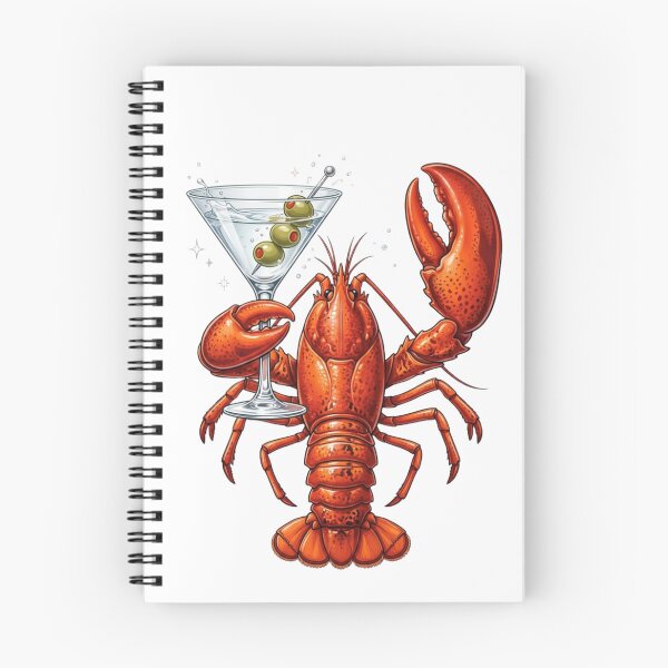 Item preview, Lobster Martini Cocktail | Funny Seafood Summer Party Design designed and sold by bilal sibgui.