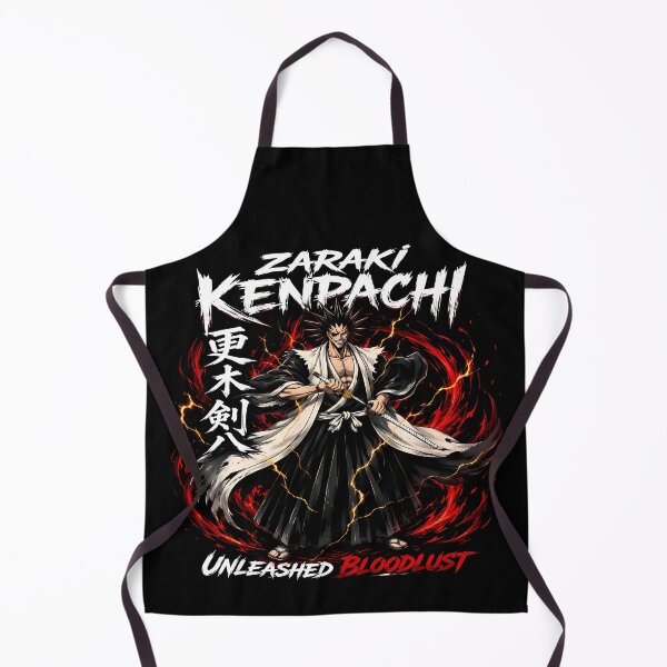 Item preview, Kenpachi Zaraki Unleashed Bloodlust - Fighting Spirt Aesthetic Design designed and sold by Trinidesigns123.