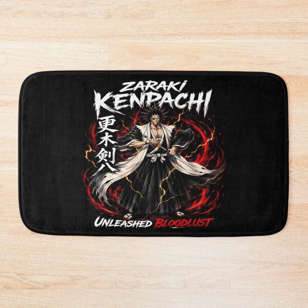 Item preview, Kenpachi Zaraki Unleashed Bloodlust - Fighting Spirt Aesthetic Design designed and sold by Trinidesigns123.