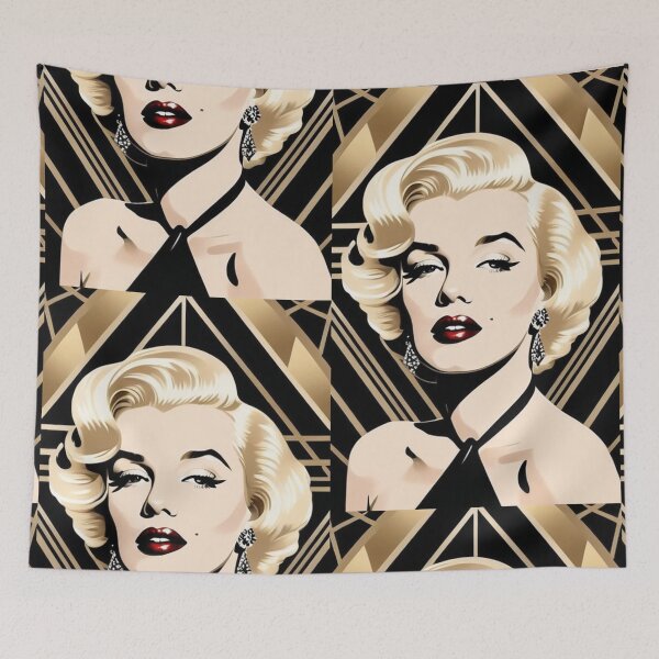 Item preview, Cinema - 1950s Hollywood Icon, Glamour Art Deco Portrait designed and sold by Beat-It.