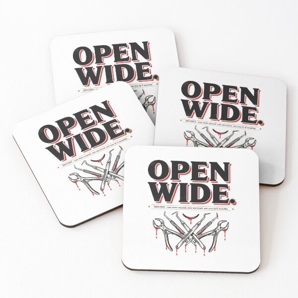 Item preview, Funny Dentist Open Wide Vintage Tools Quote designed and sold by Enea Kelo.
