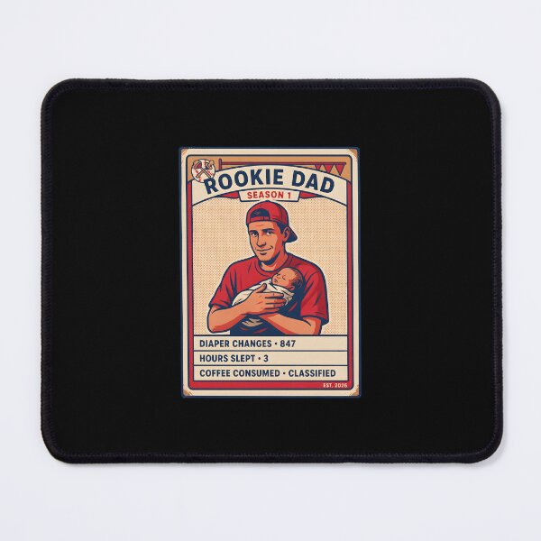 Item preview, Retro Rookie Dad Season 1 Sports Trading Card designed and sold by Enea Kelo.