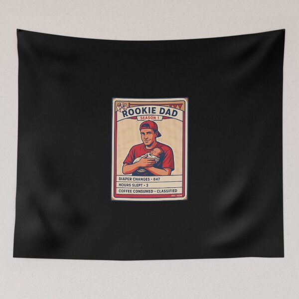 Item preview, Retro Rookie Dad Season 1 Sports Trading Card designed and sold by Enea Kelo.