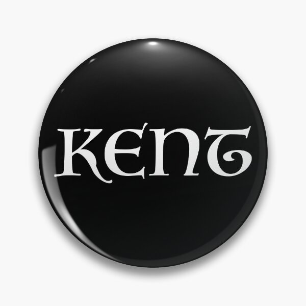 Item preview, Kent old medieval style text (White) designed and sold by STUDIO-72.