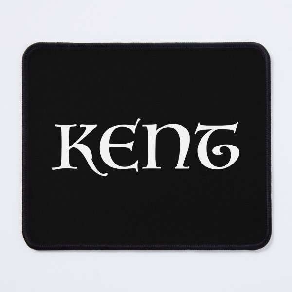 Item preview, Kent old medieval style text (White) designed and sold by STUDIO-72.