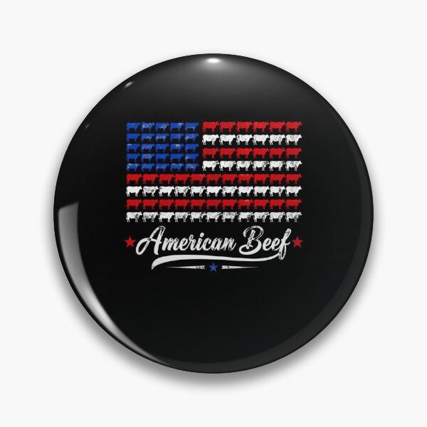 Item preview, American Beef Patriotic Cow Flag Graphic for Ranch Life designed and sold by FormalDehyena.