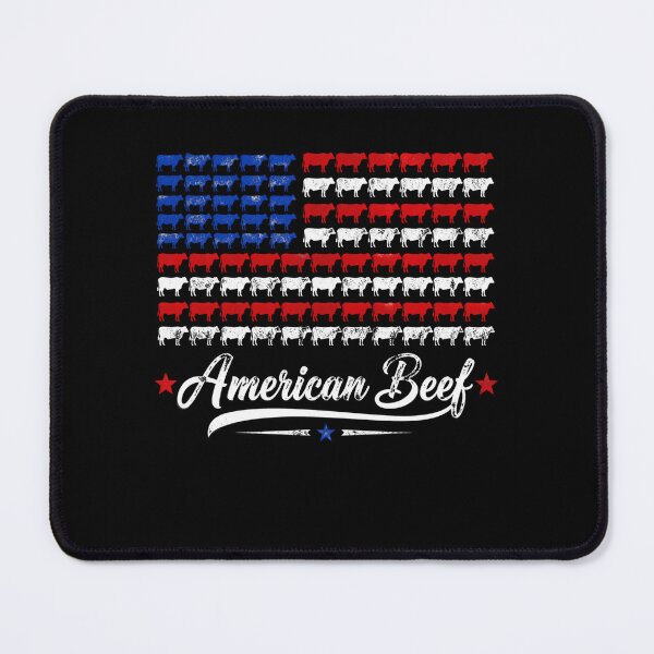 Item preview, American Beef Patriotic Cow Flag Graphic for Ranch Life designed and sold by FormalDehyena.