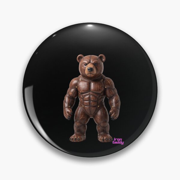 Item preview, Iron Teddy: Buff Leather Muscle Bear Figurine designed and sold by Woof-zil.