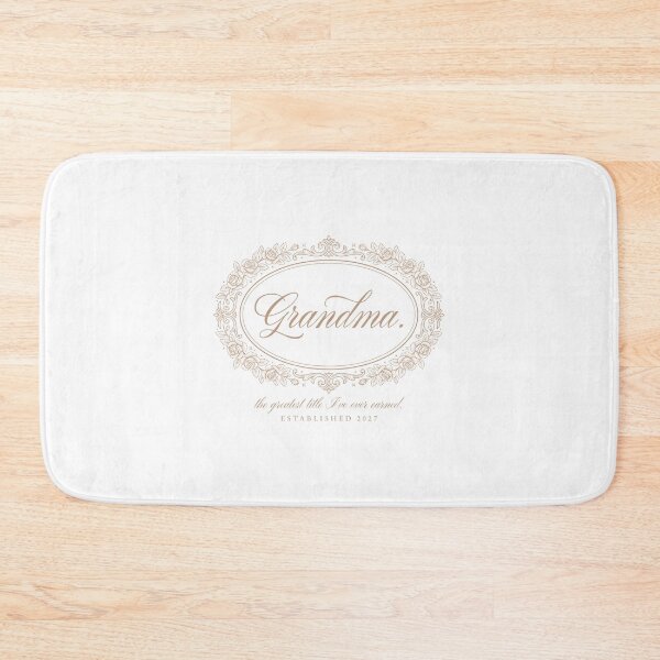 Item preview, Elegant Grandma Rose Frame Vintage Script Typography designed and sold by Enea Kelo.