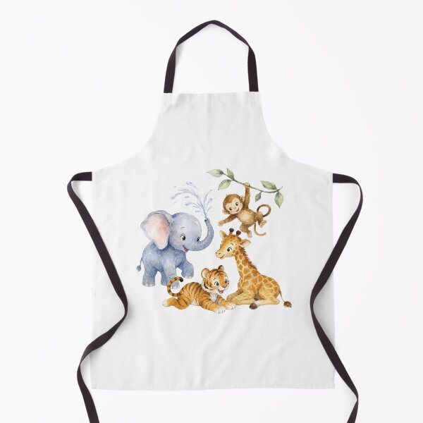 Item preview, Playful Safari Animal Friends | Giraffe Elephant Monkey Tiger Nursery Art designed and sold by PAPIRO SIGLO XXI.