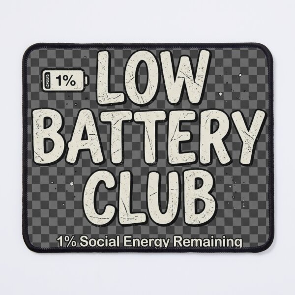 Item preview, Low Battery Club designed and sold by VibeQuill.