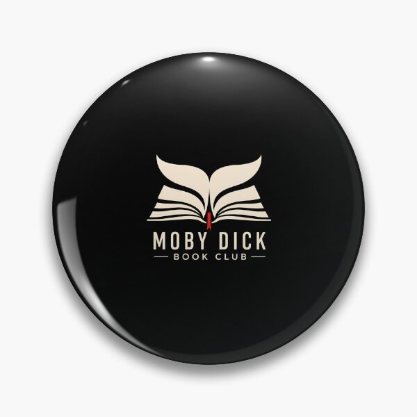 Item preview, Moby Dick Book Club Minimalist Open Book Whale Tail Art designed and sold by Fenay Designs.