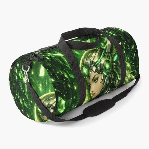 Item preview, Cyberpunk Virgo – Emerald Futuristic Zodiac Maiden designed and sold by Neo Tokio.