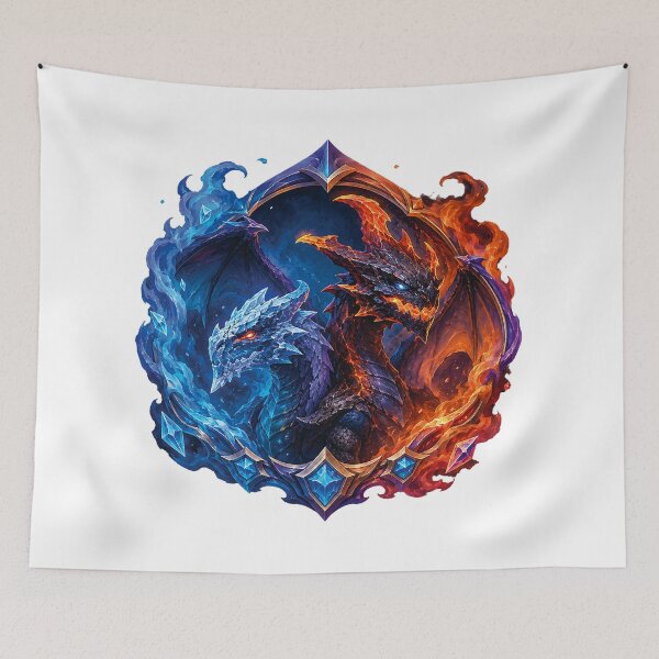 Item preview, Fire and Ice Jakiro designed and sold by SergeyDigital.