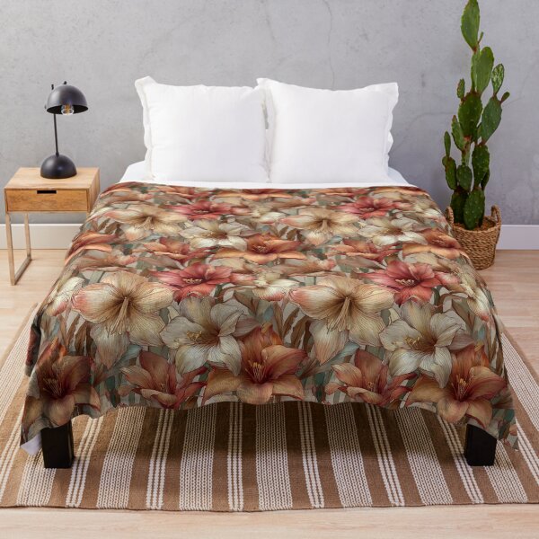 Item preview, Classic Amaryllis Floral - Flower Floral Pattern   - Birthday Gifts For Girlfriend designed and sold by RoyalStarsPatts.