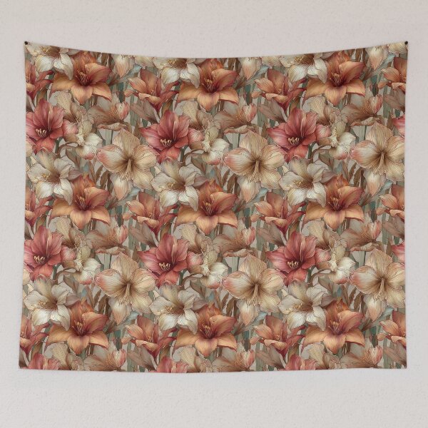 Item preview, Classic Amaryllis Floral - Flower Floral Pattern   - Birthday Gifts For Girlfriend designed and sold by RoyalStarsPatts.