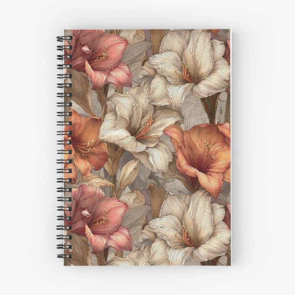 Item preview, Whimsical Amaryllis - Hawaiian Flower Pattern   - Birthday Gifts For Her designed and sold by RoyalStarsPatts.