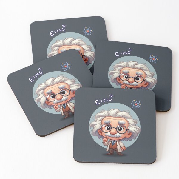 Item preview,  Albert Einstein Cartoon designed and sold by MusesWhispers.