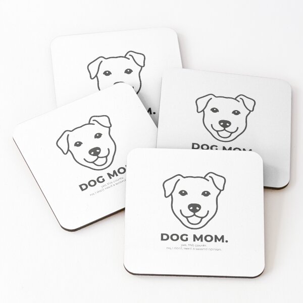 Item preview, Funny Dog Mom No Second Opinion Puppy Line Art designed and sold by Enea Kelo.