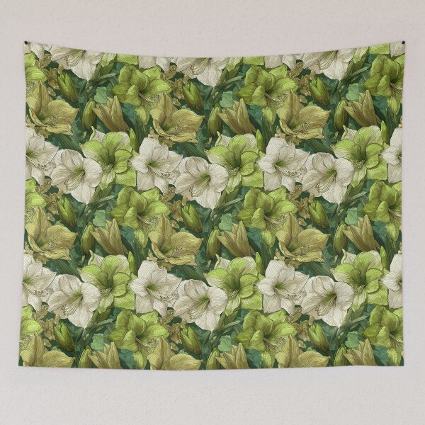 Item preview, Radiant Amaryllis Flower  - Botanical Garden Pattern   - Birthday Gifts For Husband designed and sold by RoyalStarsPatts.