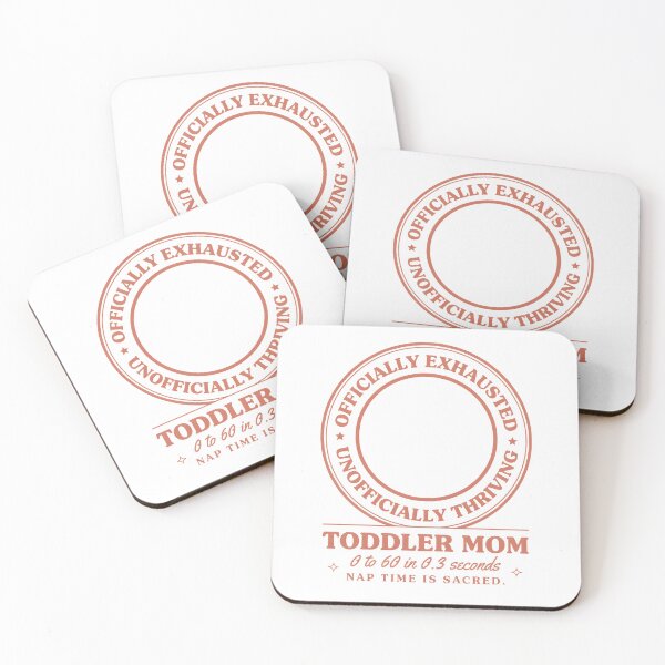 Item preview, Toddler Mom Officially Exhausted Sacred Nap Time Badge designed and sold by Enea Kelo.