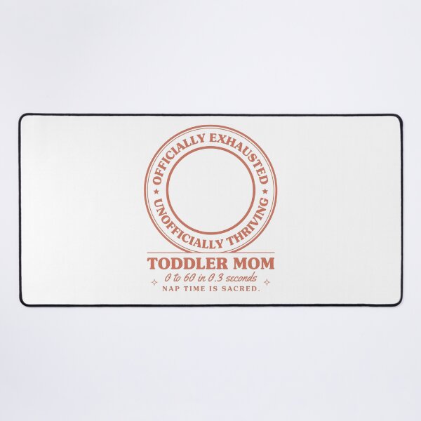 Item preview, Toddler Mom Officially Exhausted Sacred Nap Time Badge designed and sold by Enea Kelo.