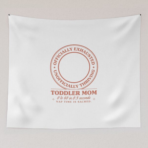 Item preview, Toddler Mom Officially Exhausted Sacred Nap Time Badge designed and sold by Enea Kelo.