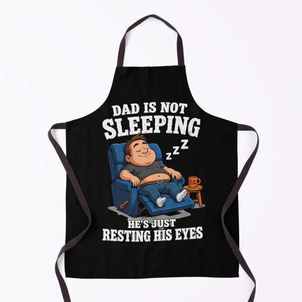 Item preview, dad sleeping funny cartoon resting eyes quote designed and sold by FormalDehyena.