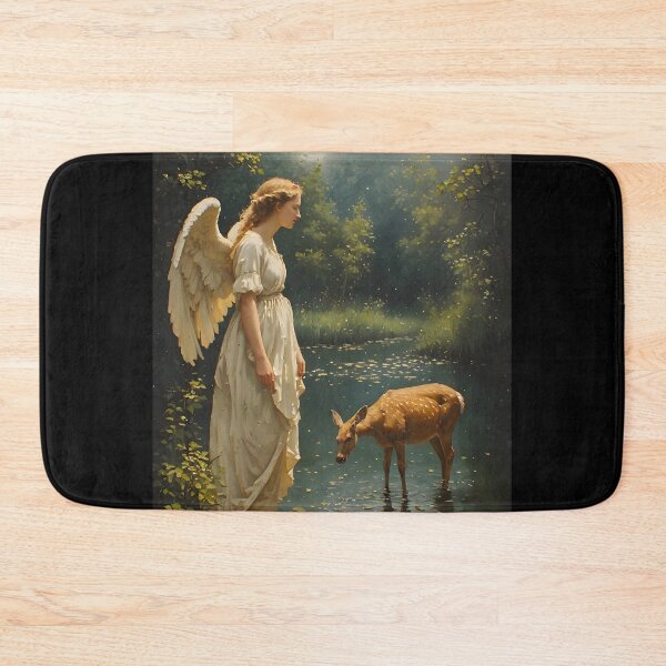 Item preview, An angel, a deer and a lake designed and sold by Aleksandar Kostjuk.