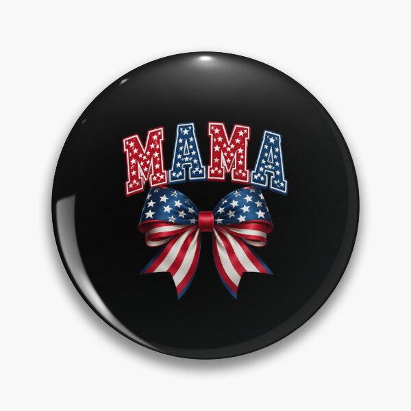 Item preview, Patriotic Mom USA Stars and Stripes Bow Graphic designed and sold by FormalDehyena.