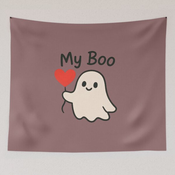 Item preview, My Boo Cute Ghost Valentine Design designed and sold by WillowPages.