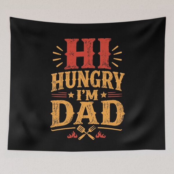 Item preview, Dad Humor I’m Dad Funny Retro Grunge BBQ Graphic designed and sold by FormalDehyena.