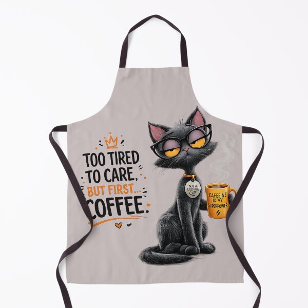 Item preview, My Coffee, My Rules – Grumpy Black Cat | Funny Coffee Lover Shirt designed and sold by aminomen.