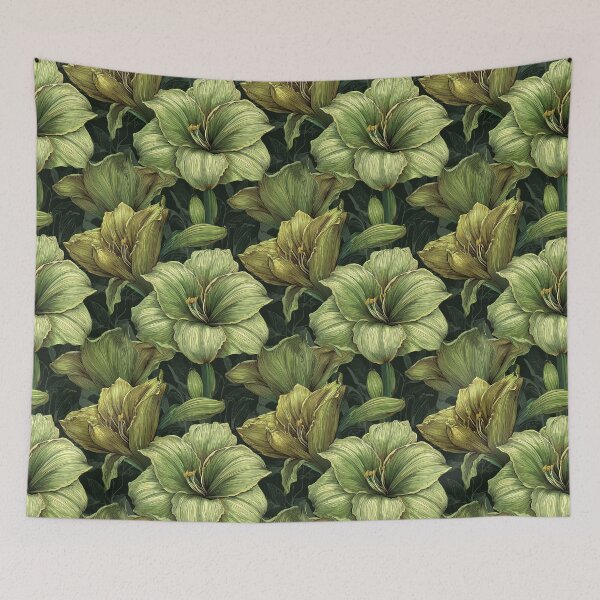 Item preview, Ornamental Amaryllis - Hawaiian Flower Pattern   - Bridal Shower Gifts designed and sold by RoyalStarsPatts.