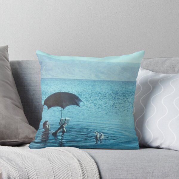 Item preview, Vintage Man with book and sunshade floating to show buoyancy of the Dead Sea photograph designed and sold by Jéanpaul  Ferro.