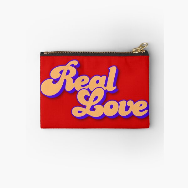 Aperçu de l'œuvre Typographie rétro années 70 « Real Love » créée et vendue par pulse_retail.