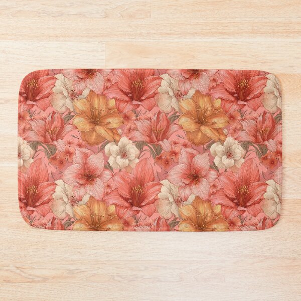 Item preview, Fresh Amaryllis Flower - Tropical Flower Pattern   - Christmas Gift Baskets designed and sold by RoyalStarsPatts.