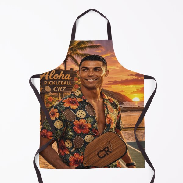 Item preview, Ronaldo Hawaiian Pickleball Sunset Graphic Shirt designed and sold by mo-carnival.