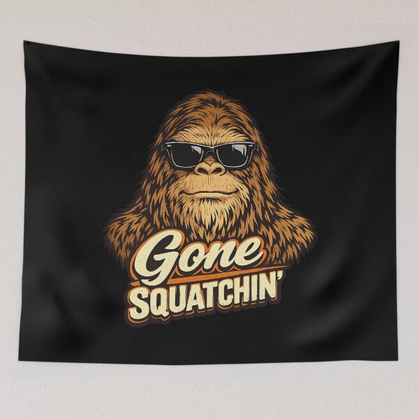 Item preview, Gone Squatchin' Sasquatch Funny Bigfoot designed and sold by amos20111.