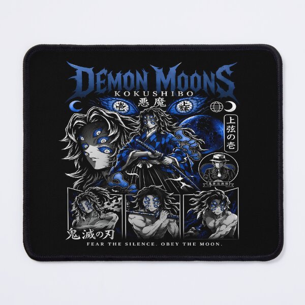 Item preview, Kokushibo Upper Rank One Moon Breathing-Demon Moons - Fear The Silence Obey The Moon-Aesthetic Design designed and sold by Trinidesigns123.