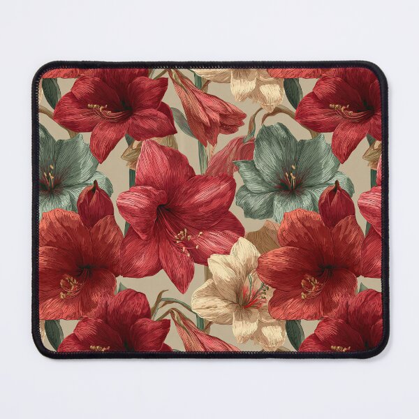 Item preview, Exotic Amaryllis Texture  - Birth Flower Pattern   - Christmas Gifts designed and sold by RoyalStarsPatts.
