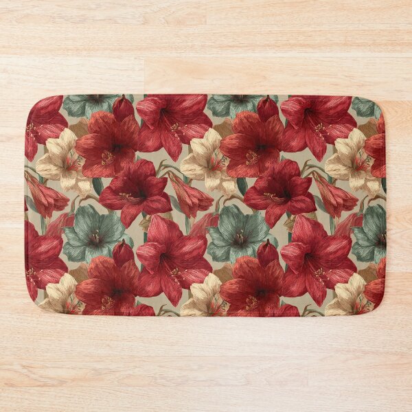 Item preview, Exotic Amaryllis Texture  - Birth Flower Pattern   - Christmas Gifts designed and sold by RoyalStarsPatts.