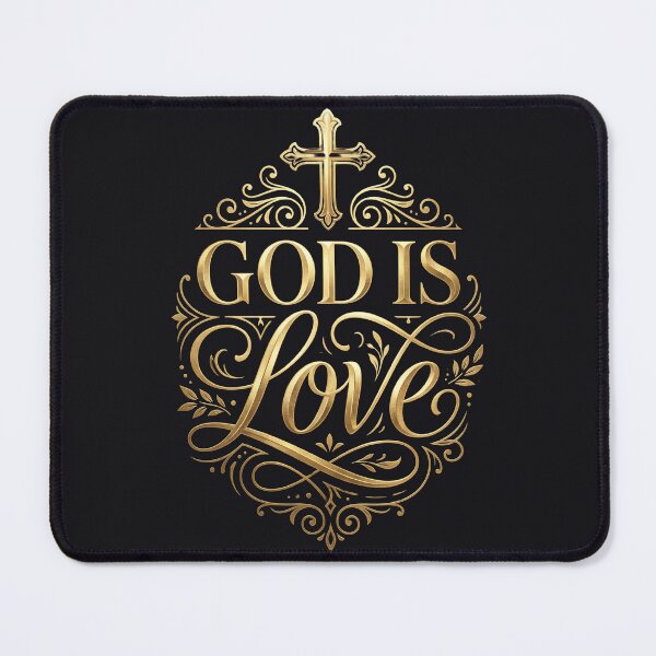 Item preview, "God Is Love", A beautiful reminder that God’s love is at the centre of everything. designed and sold by KINGDOM GOLD STUDIO.