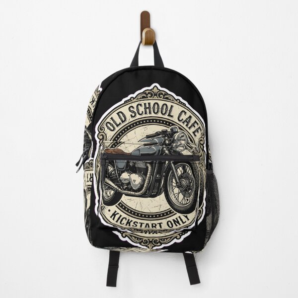 Item preview, Old School Cafe Racer Classic Motorcycle Vintage Emblem designed and sold by EKHOAISTORE.