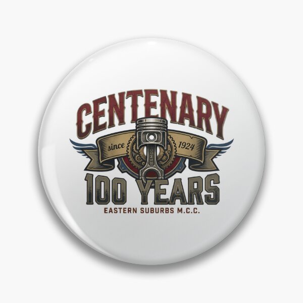 Item preview, Eastern Suburbs Motorcycle Club Centenary - 100 Years ESMCC designed and sold by Zayn Studio.