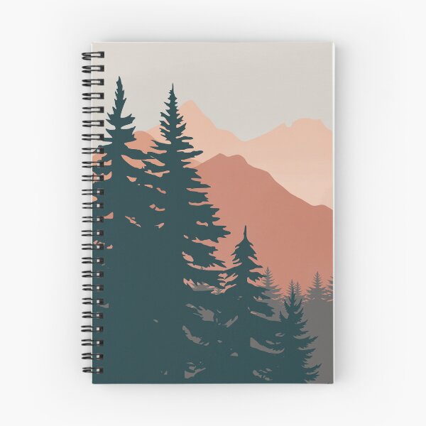 Item preview, Minimalist Pine Forest and Mountain Landscape designed and sold by Little  Dean.