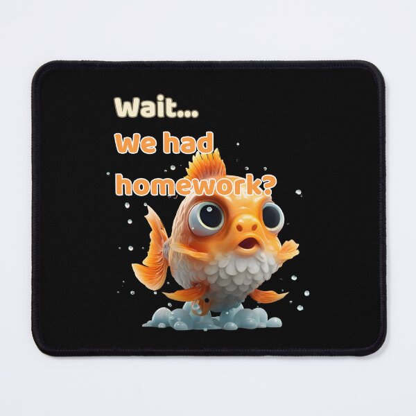 Item preview, Funny Goldfish T-Shirt College Student Homework Joke Back to School Gift for Tired Teenager designed and sold by E20STUDIO.
